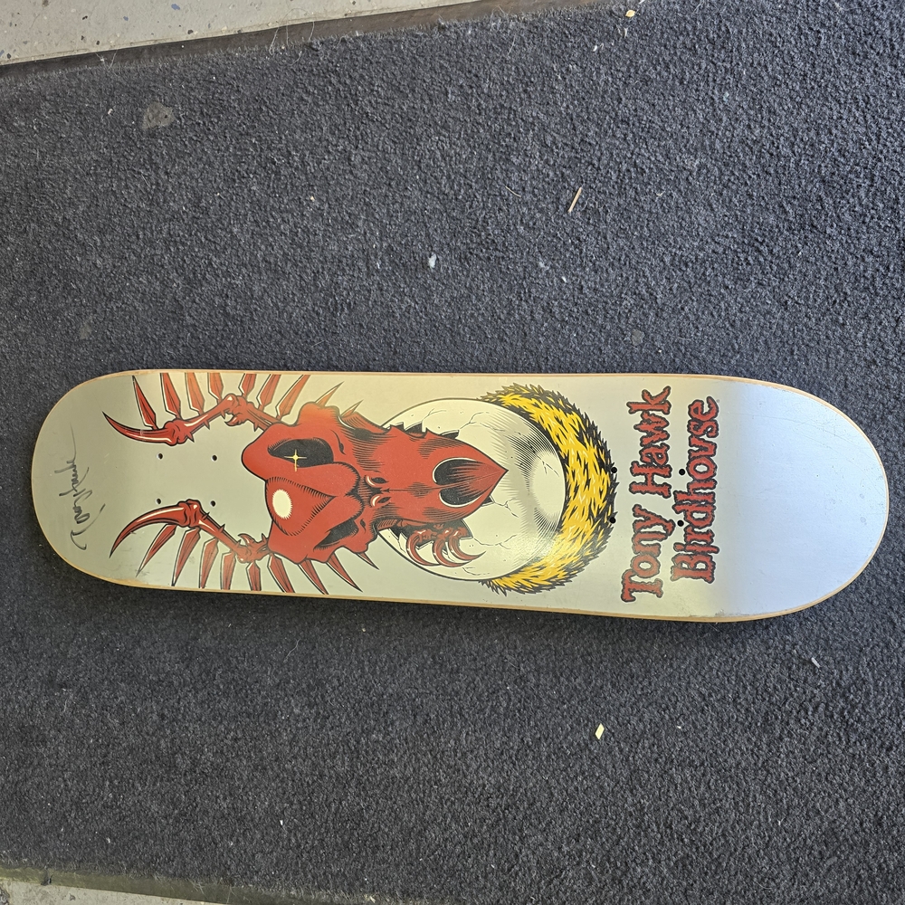 Skateboard Deck - Red and Yellow